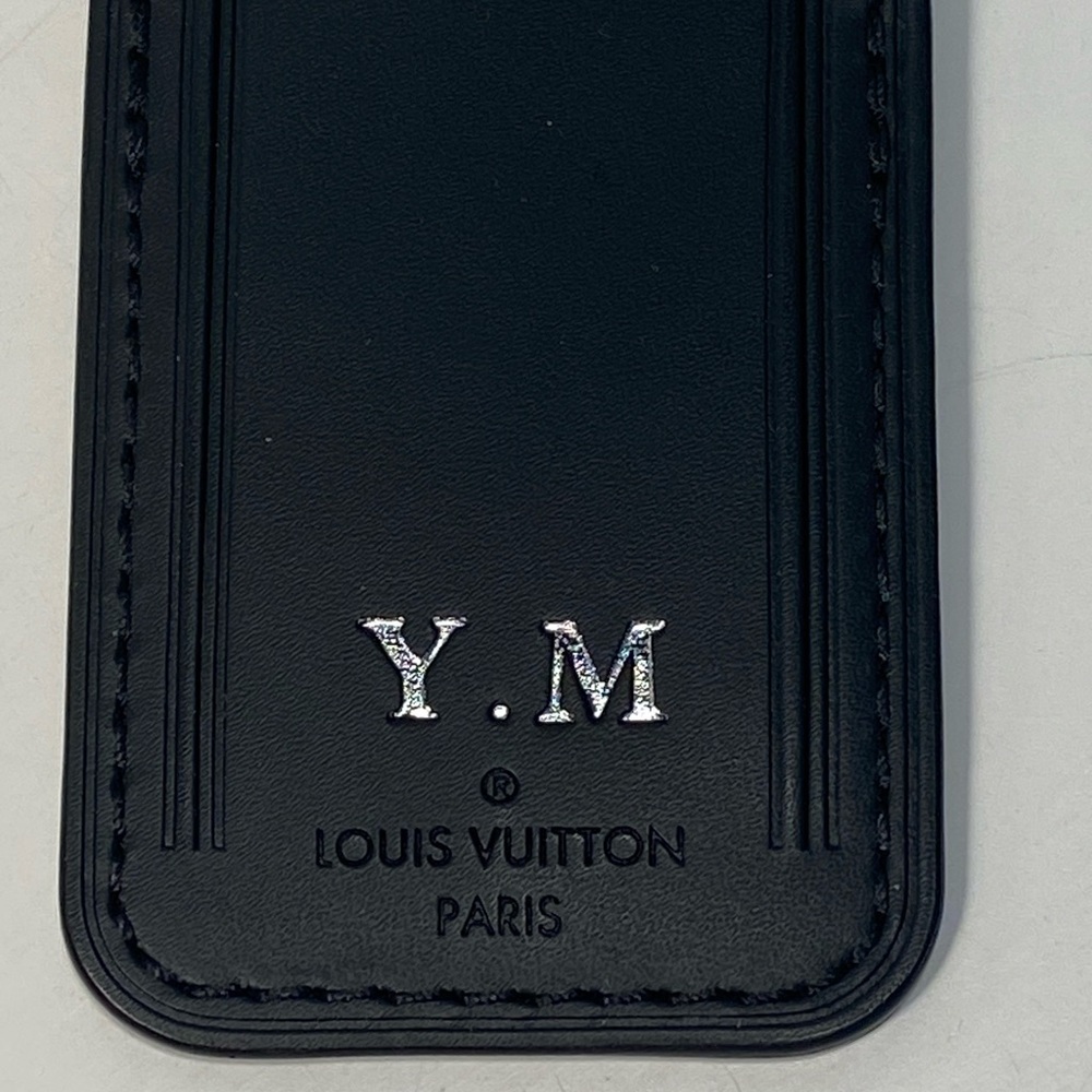 Louis Vuitton Smooth Leather Luggage Tag With Initials - Picture 4 of 7